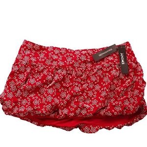 DKNY Donna Karan Eyelet Bubble Hem Swimsuit Coverup NEW- Sz. Med